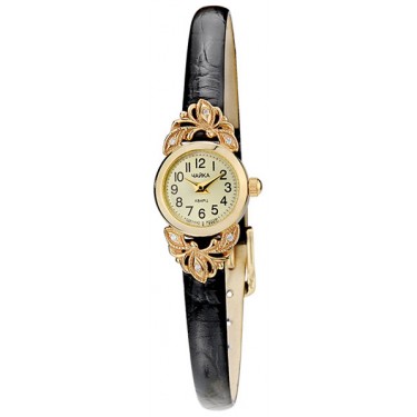 Женские золотые наручные часы Чайка 44160-466.405