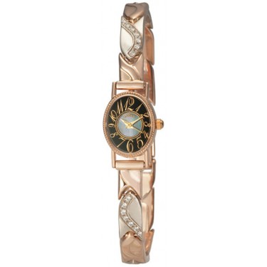Женские золотые наручные часы Чайка 44330-2.507