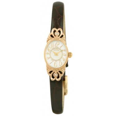 Женские золотые наручные часы Чайка 44350-256.107