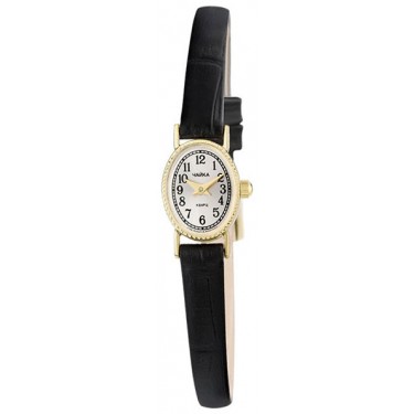 Женские золотые наручные часы Чайка 44360-2.250
