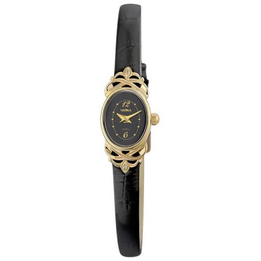 Женские золотые наручные часы Чайка 44360-366.552