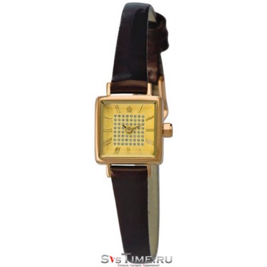 Женские золотые наручные часы Чайка 44550-1.419
