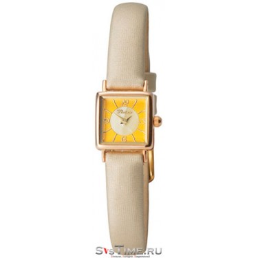 Женские золотые наручные часы Чайка 44550.407