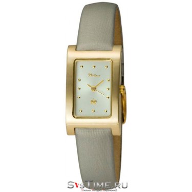 Женские золотые наручные часы Platinor 200110.201