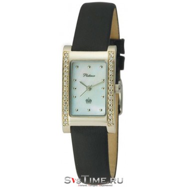 Женские золотые наручные часы Platinor 200141.301