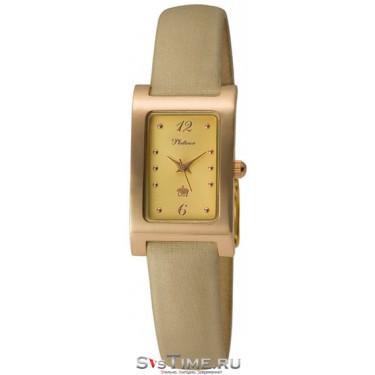 Женские золотые наручные часы Platinor 200150.406