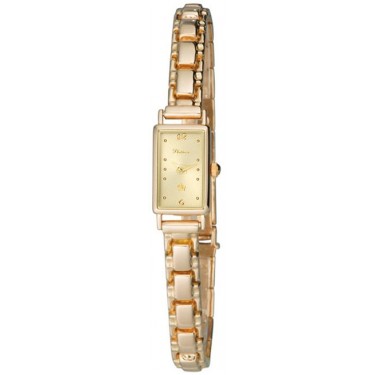 Женские золотые наручные часы Platinor 200230.406