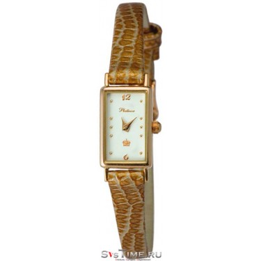 Женские золотые наручные часы Platinor 200250.106