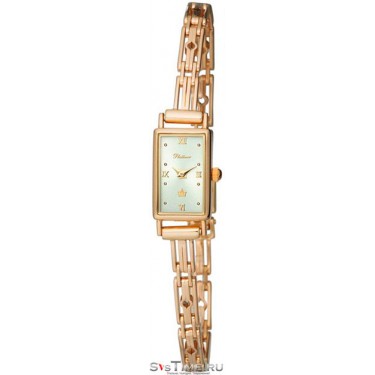 Женские золотые наручные часы Platinor 200250.216
