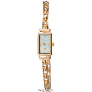 Женские золотые наручные часы Platinor 200250.306