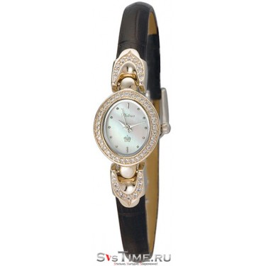 Женские золотые наручные часы Platinor 200446.301