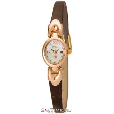 Женские золотые наручные часы Platinor 200450.316
