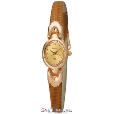 Женские золотые наручные часы Platinor 200450.406