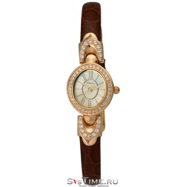 Женские золотые наручные часы Platinor 200456.220
