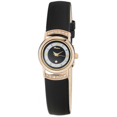 Женские золотые наручные часы Platinor 28256.519