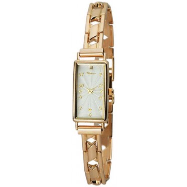 Женские золотые наручные часы Platinor 42530.111
