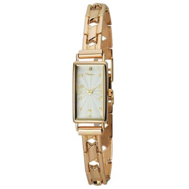 Женские золотые наручные часы Platinor 42550.111
