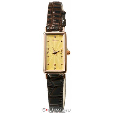 Женские золотые наручные часы Platinor 42550.412