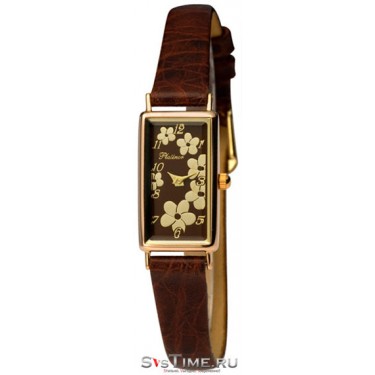 Женские золотые наручные часы Platinor 42550.745
