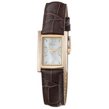 Женские золотые наручные часы Platinor 42950.306
