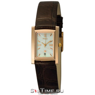 Женские золотые наручные часы Platinor 42950.316