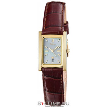 Женские золотые наручные часы Platinor 42960.316
