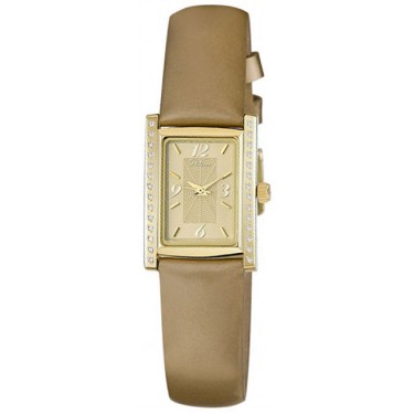 Женские золотые наручные часы Platinor 42966.412