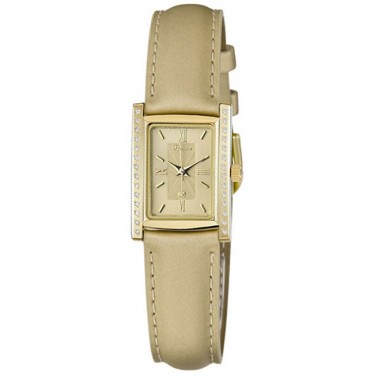 Женские золотые наручные часы Platinor 42966.422