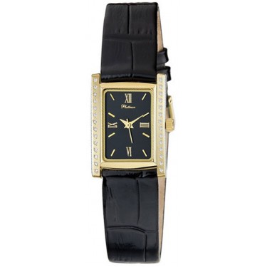 Женские золотые наручные часы Platinor 42966.516