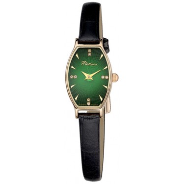 Женские золотые наручные часы Platinor 43430.803