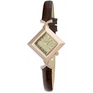 Женские золотые наручные часы Platinor 43956.404