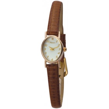 Женские золотые наручные часы Platinor 44430.105