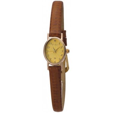 Женские золотые наручные часы Platinor 44430.411