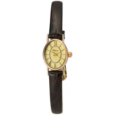 Женские золотые наручные часы Platinor 44430.420