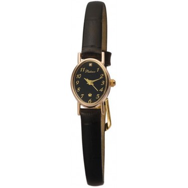 Женские золотые наручные часы Platinor 44430.505