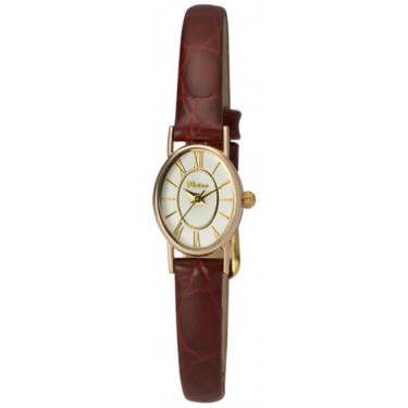 Женские золотые наручные часы Platinor 44450.117