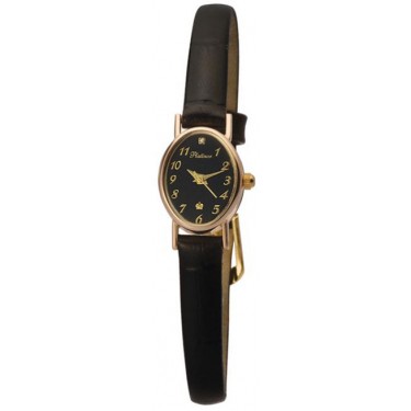 Женские золотые наручные часы Platinor 44450.505