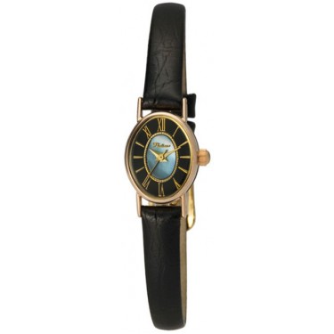 Женские золотые наручные часы Platinor 44450.517