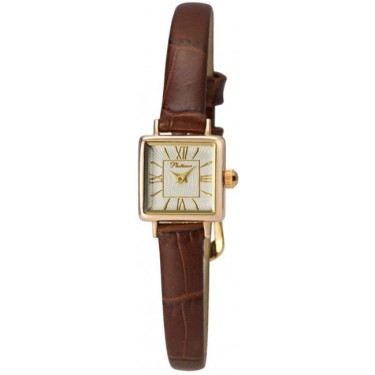 Женские золотые наручные часы Platinor 44550-1.120