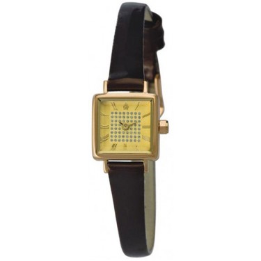 Женские золотые наручные часы Platinor 44550-1.419
