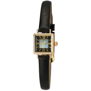 Женские золотые наручные часы Platinor 44550-1.517