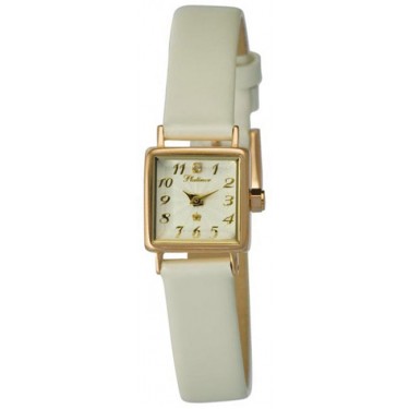 Женские золотые наручные часы Platinor 44550.111