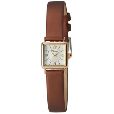 Женские золотые наручные часы Platinor 44550.307