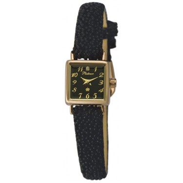 Женские золотые наручные часы Platinor 44550.505