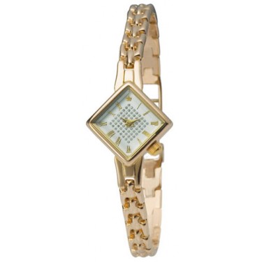 Женские золотые наручные часы Platinor 44550063.119