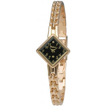 Женские золотые наручные часы Platinor 44550063.505 браслет