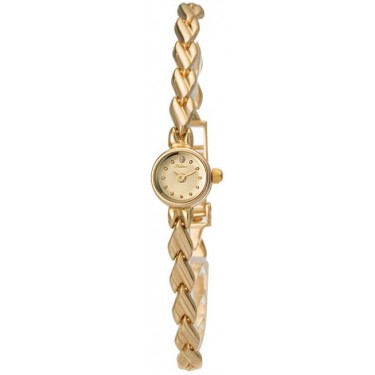 Женские золотые наручные часы Platinor 44630.401