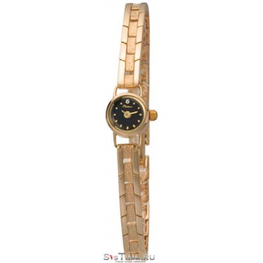 Женские золотые наручные часы Platinor 44650.501 браслет