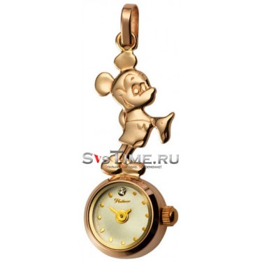 Женские золотые наручные часы Platinor 44650-7.201