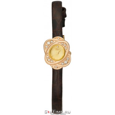 Женские золотые наручные часы Platinor 44756.401
